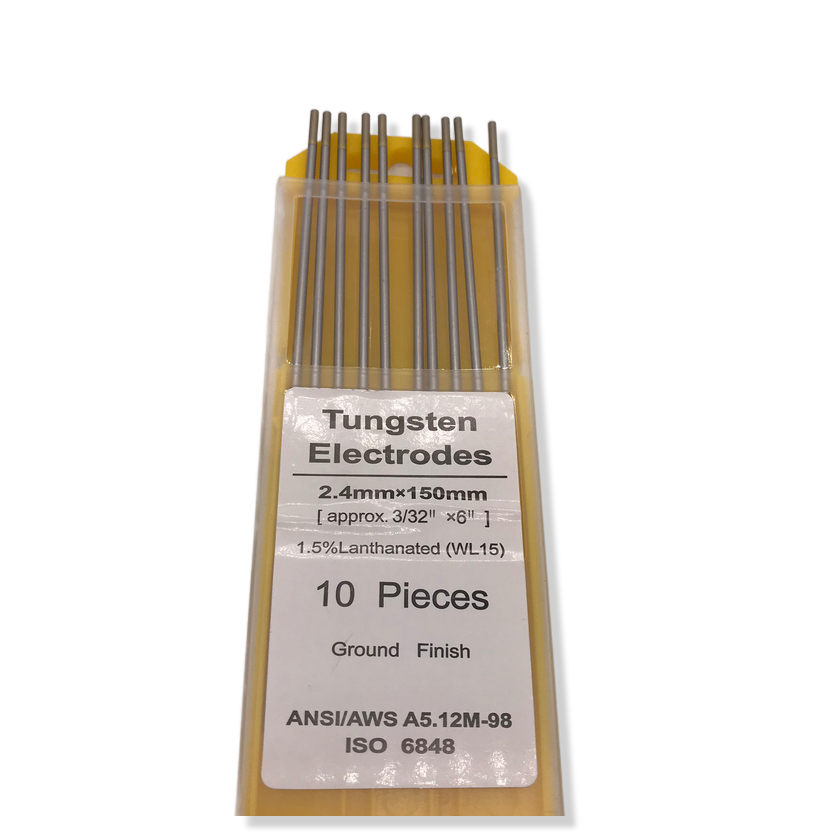tig torch accessories WL15 yellow Tungsten electrode tig welding rods