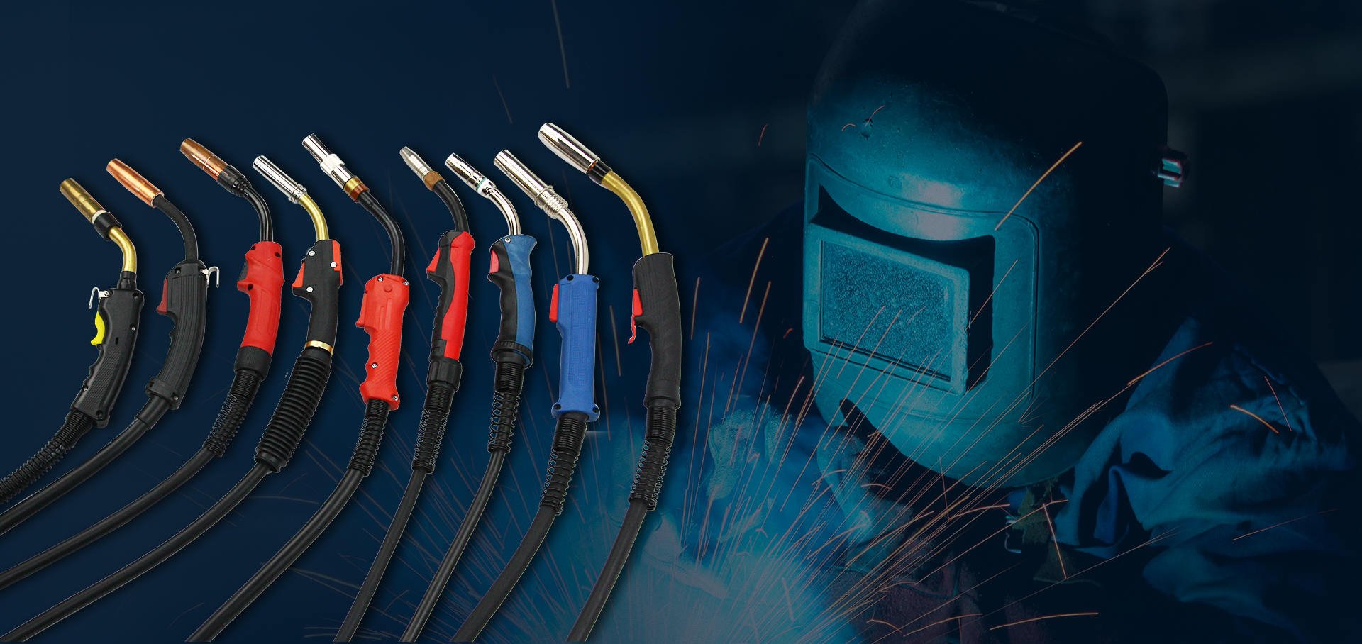 Welding torch, Plasma cutting torch, Welding gun, Welding consumables