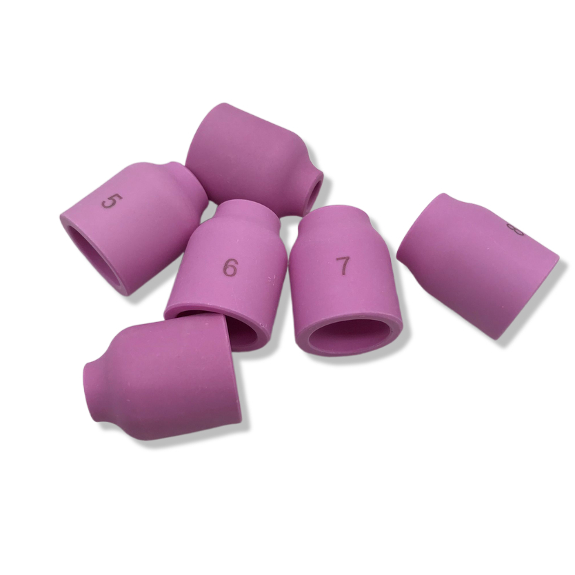 Different size of pink eramic nozzle for wp9/20