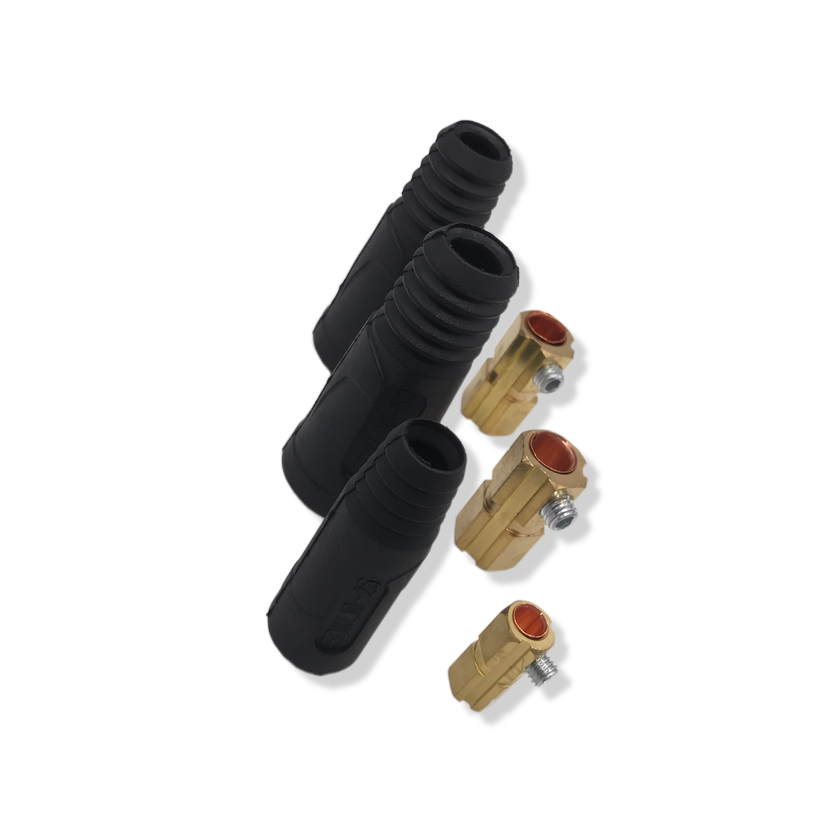 tig wleding cable joint black color female cable connection for tig torch machine